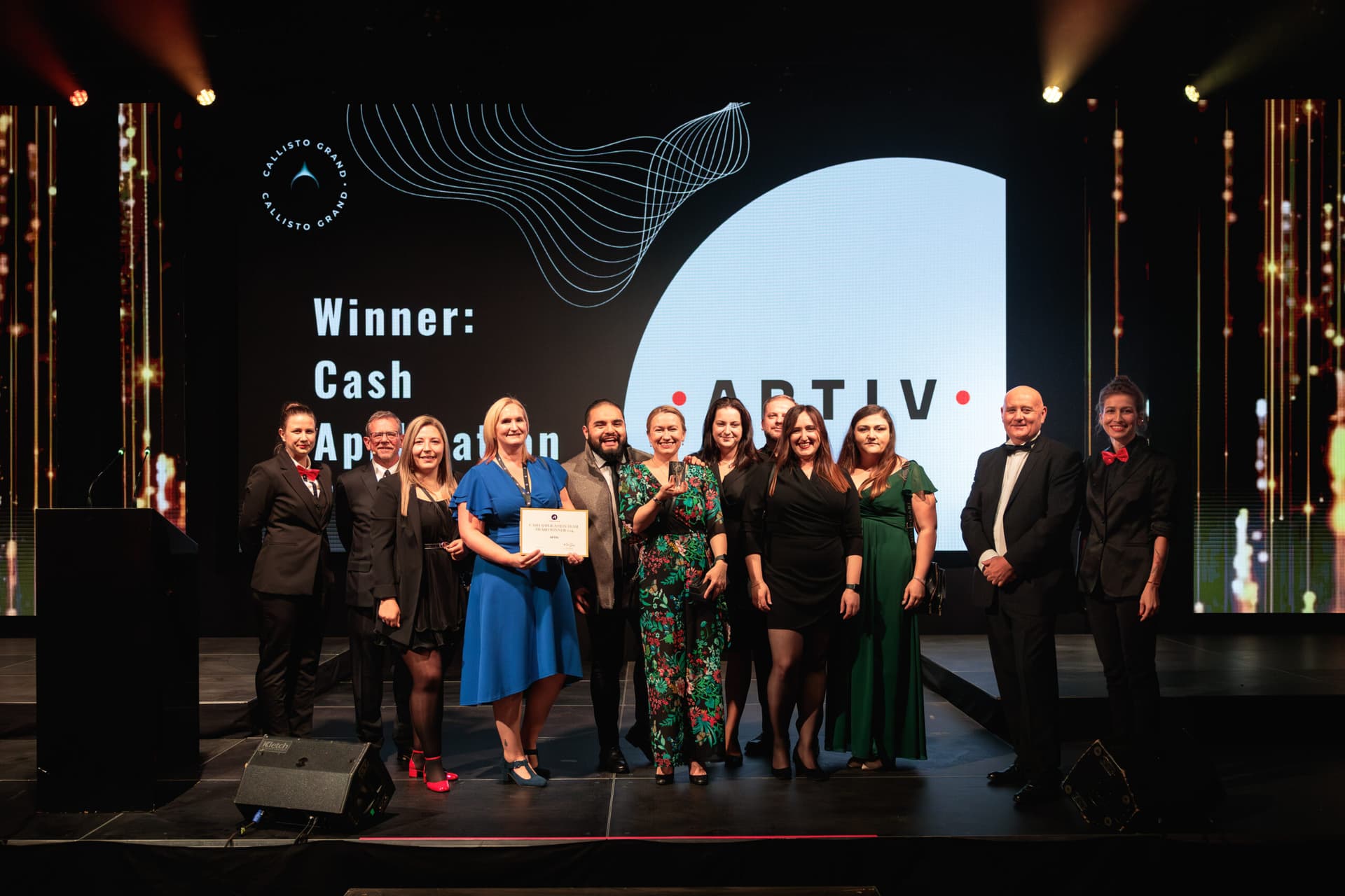 Cash application team collaborating at Aptiv